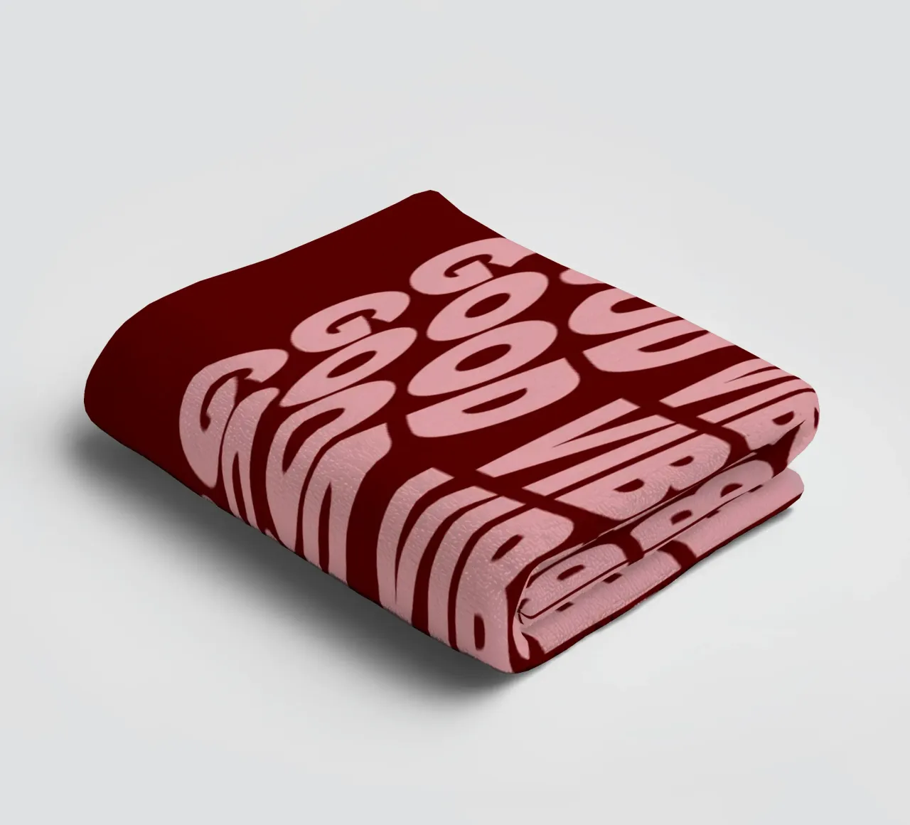 Good Vibes Only Abstract Modern Typografie Ontwerp Muur Art badhanddoek van THE MOTIVATED TYPE