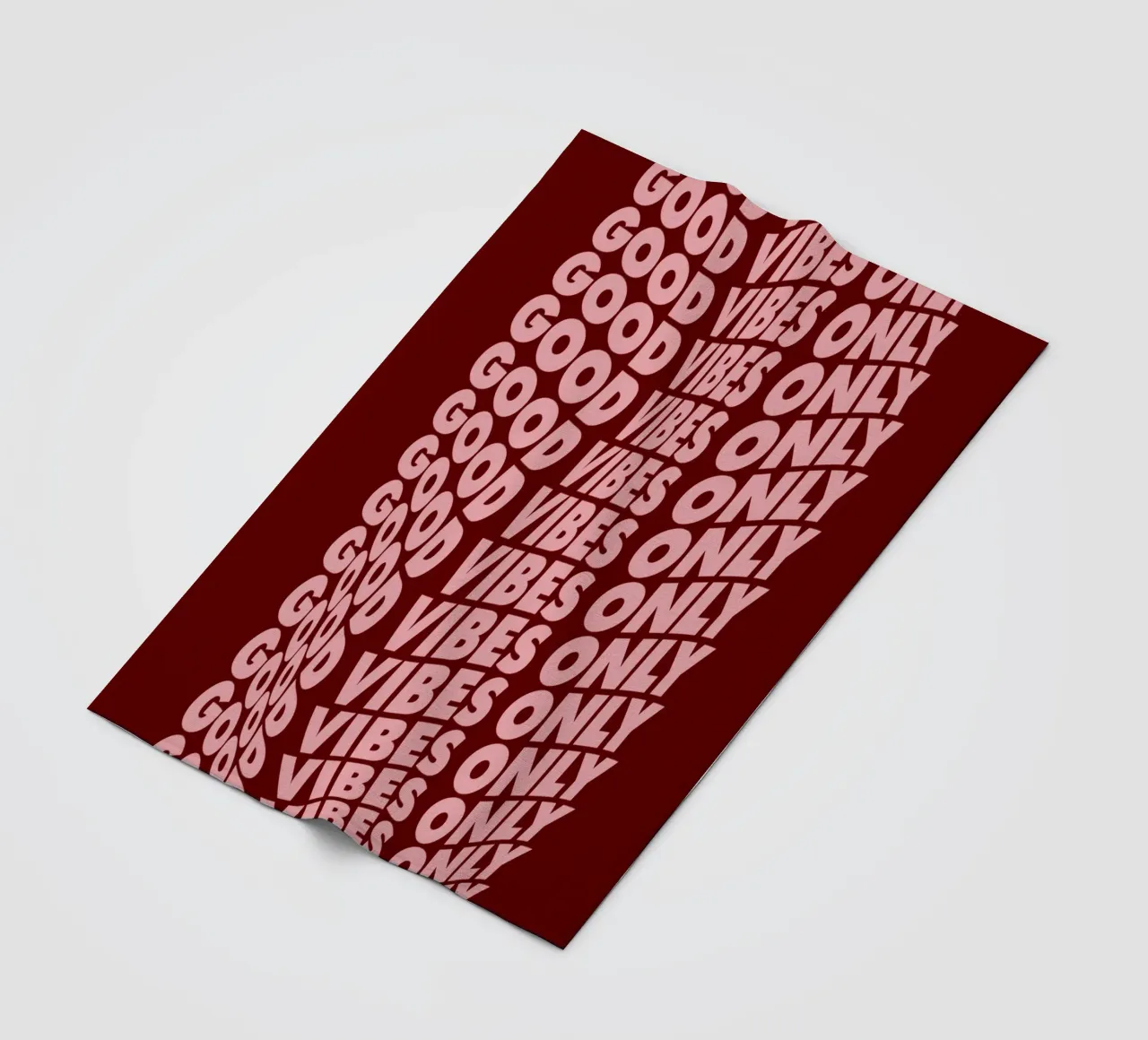 Good Vibes Only Abstract Modern Typografie Ontwerp Muur Art fleecedeken van THE MOTIVATED TYPE