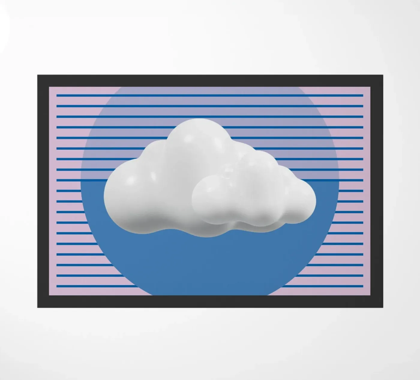 THE CLOUD deurmat van SMRT STUDIO