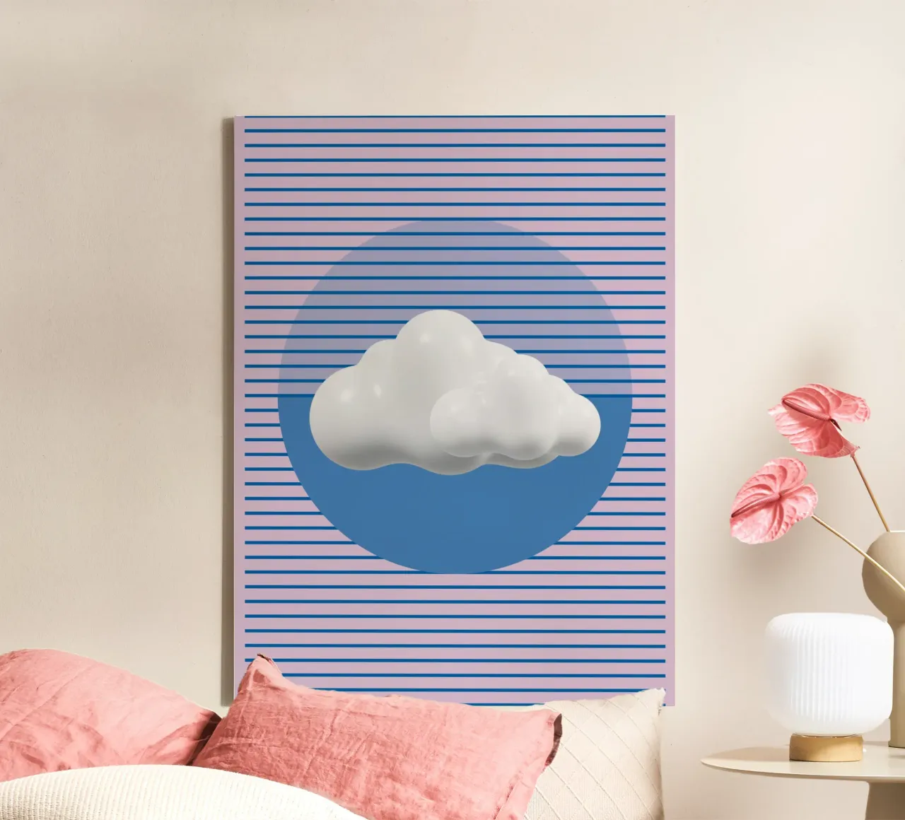 THE CLOUD Leinwand von Einfach Uebel