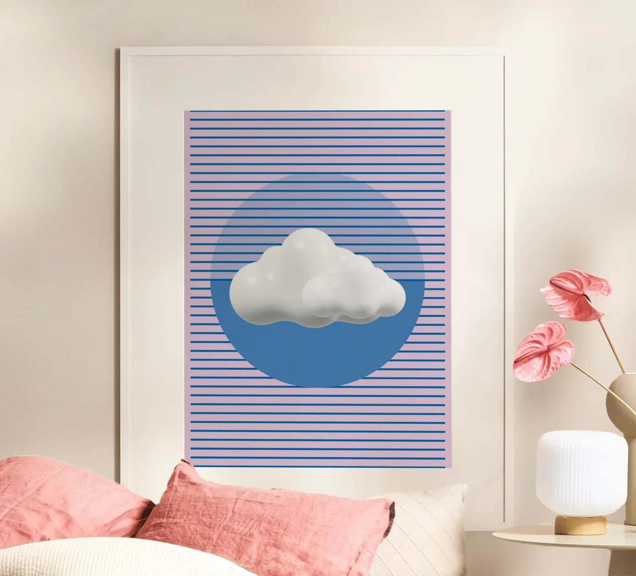 THE CLOUD poster van Einfach Uebel