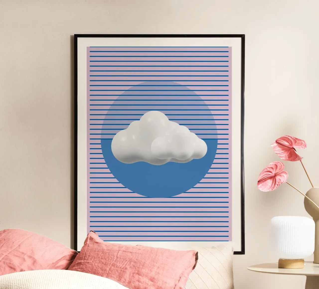 THE CLOUD poster van Einfach Uebel