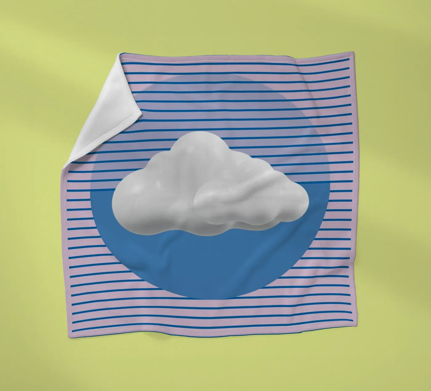 THE CLOUD Fleecedecke von SMRT STUDIO