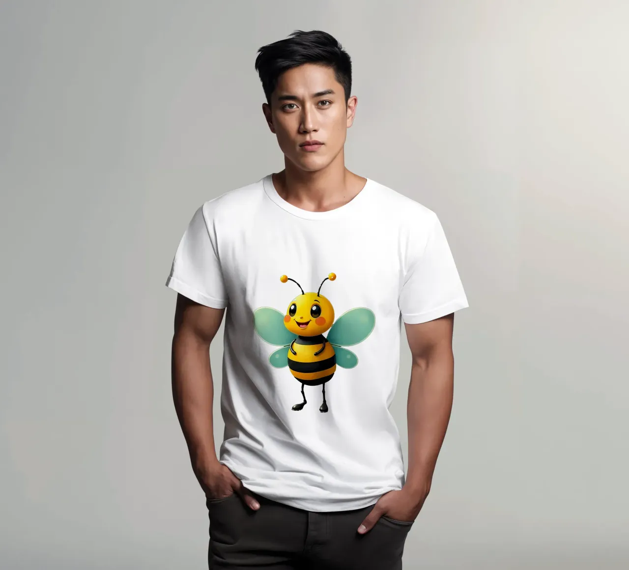 Biene_1a t-shirt da Tierisch bunt by LK