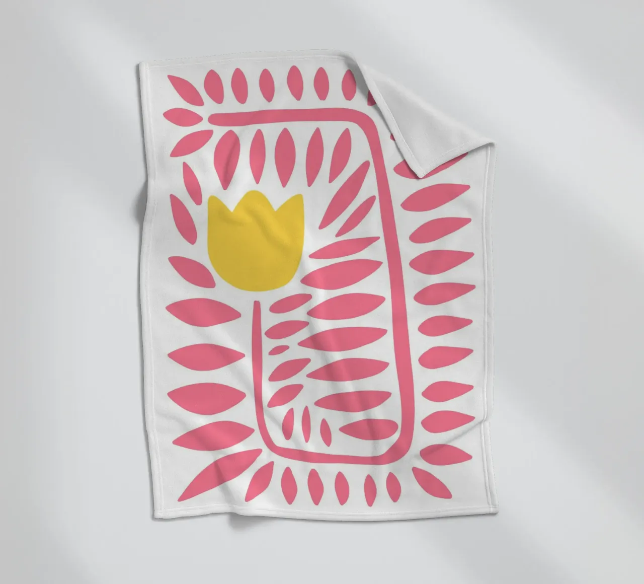 Tulip twist coperta in pile da BAINAI