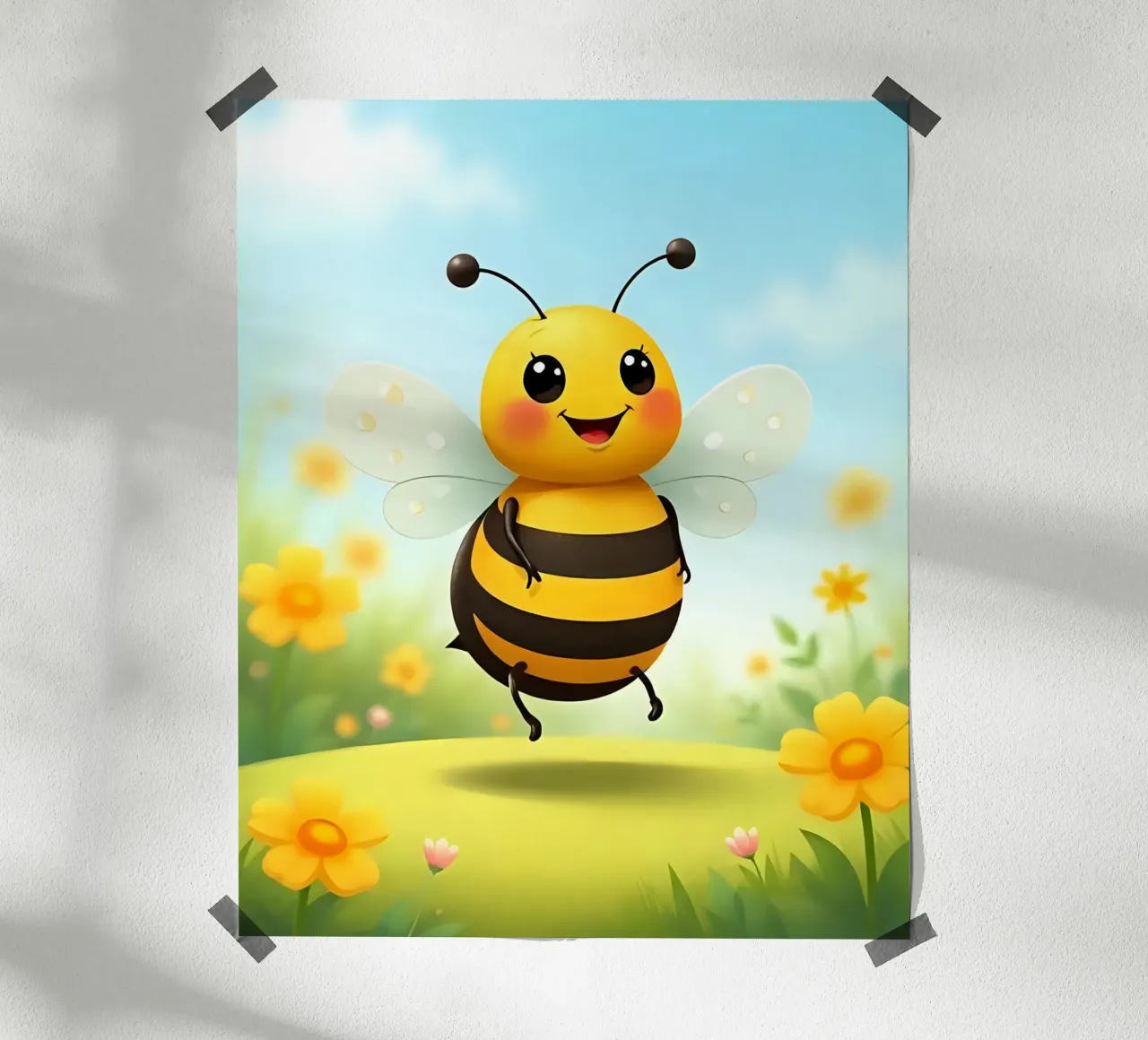 Biene_2 poster da Tierisch bunt by LK