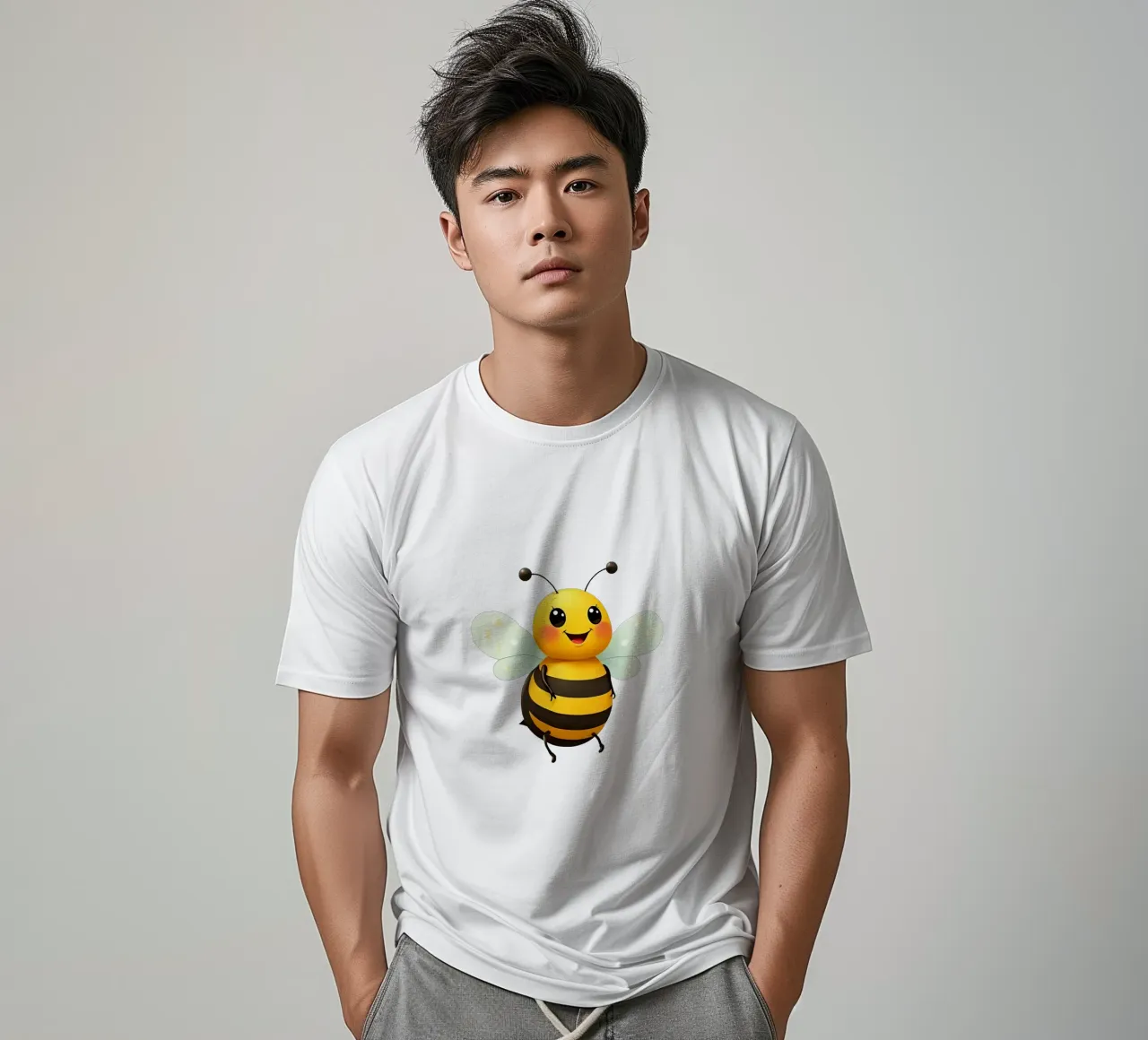Biene_2a t-shirt da Tierisch bunt by LK