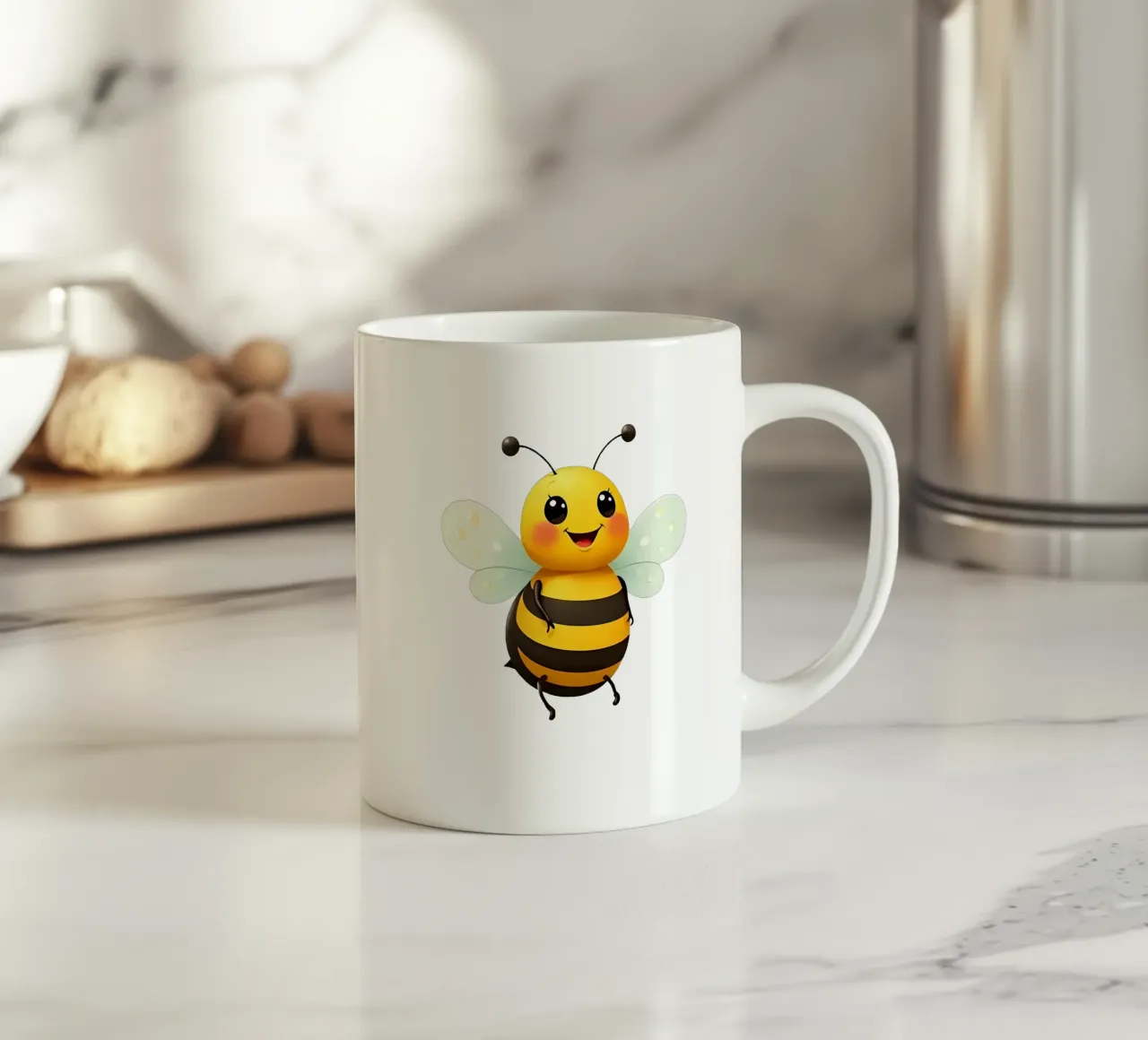 Biene_2a tazza in ceramica da Tierisch bunt by LK