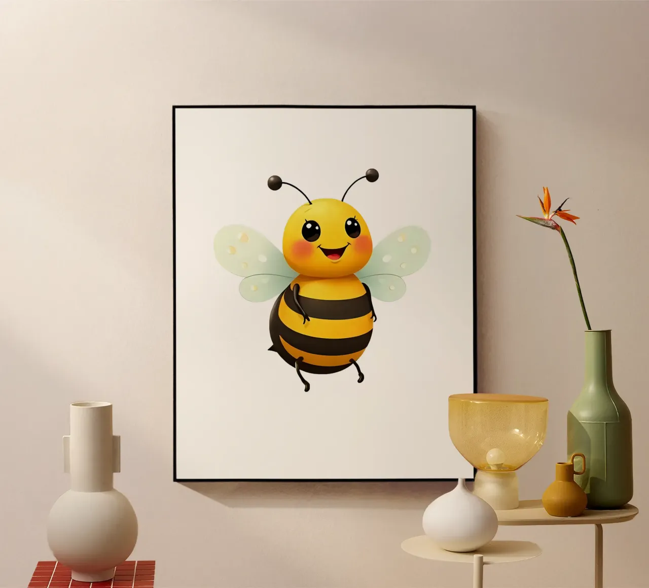 Biene_2a plexiglass da Tierisch bunt by LK
