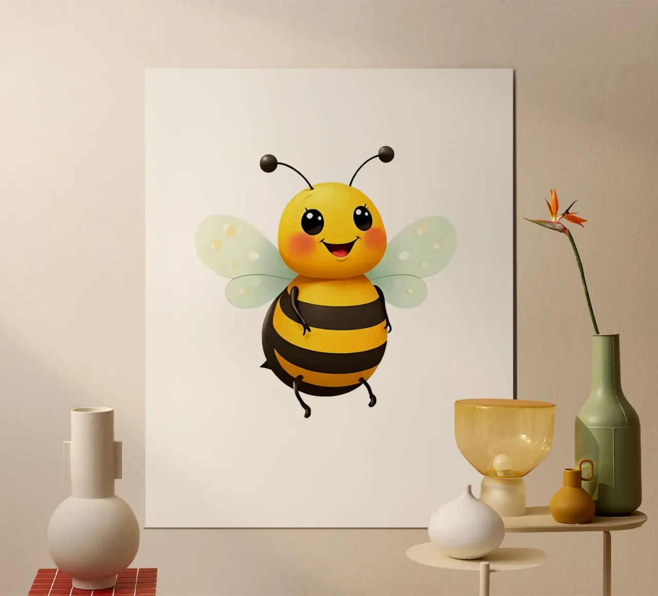 Biene_2a poster da Tierisch bunt by LK