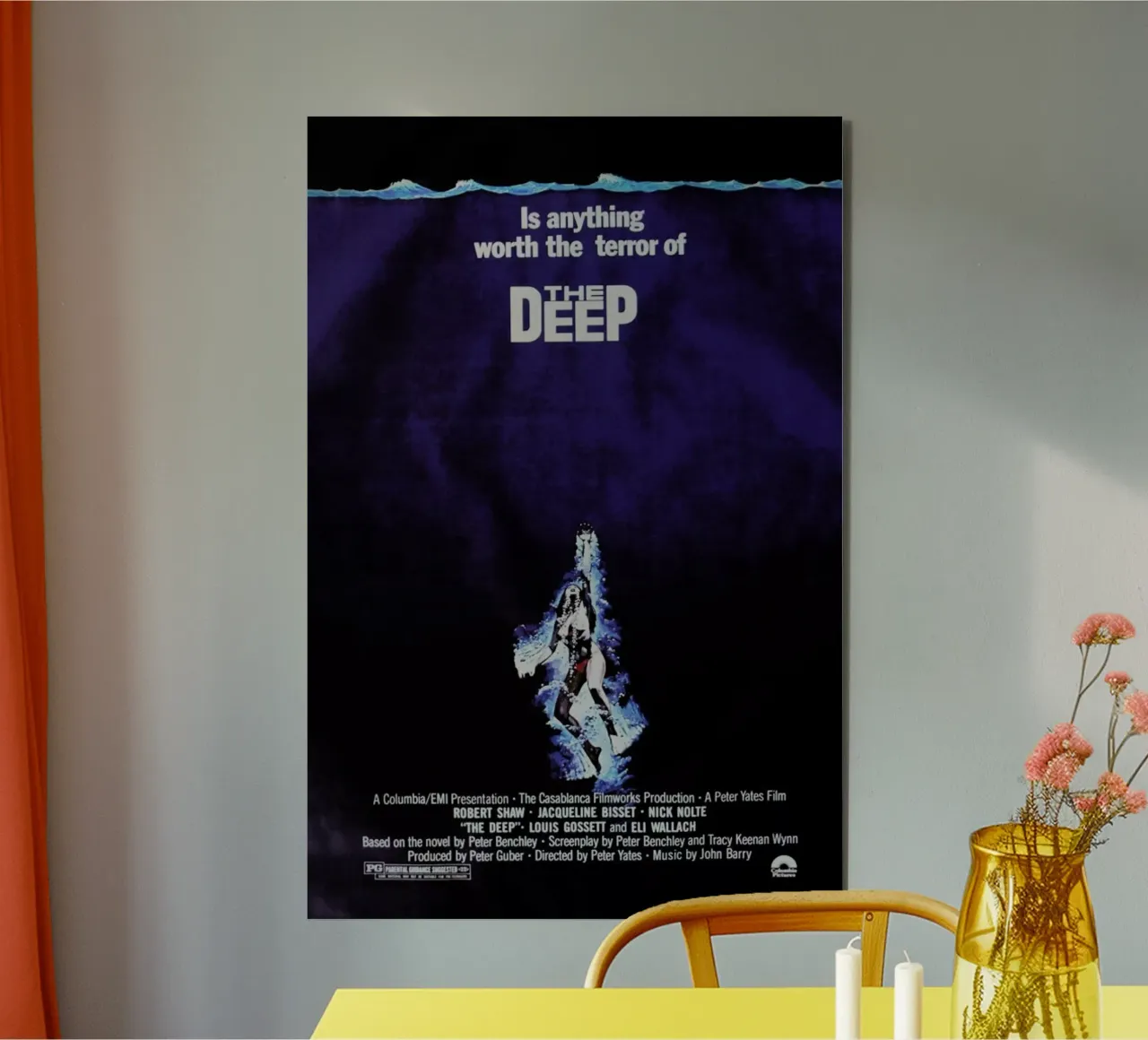 ‘The Deep’ Retro Movie Poster alluminio dibond da Gallery Print and Art Limited