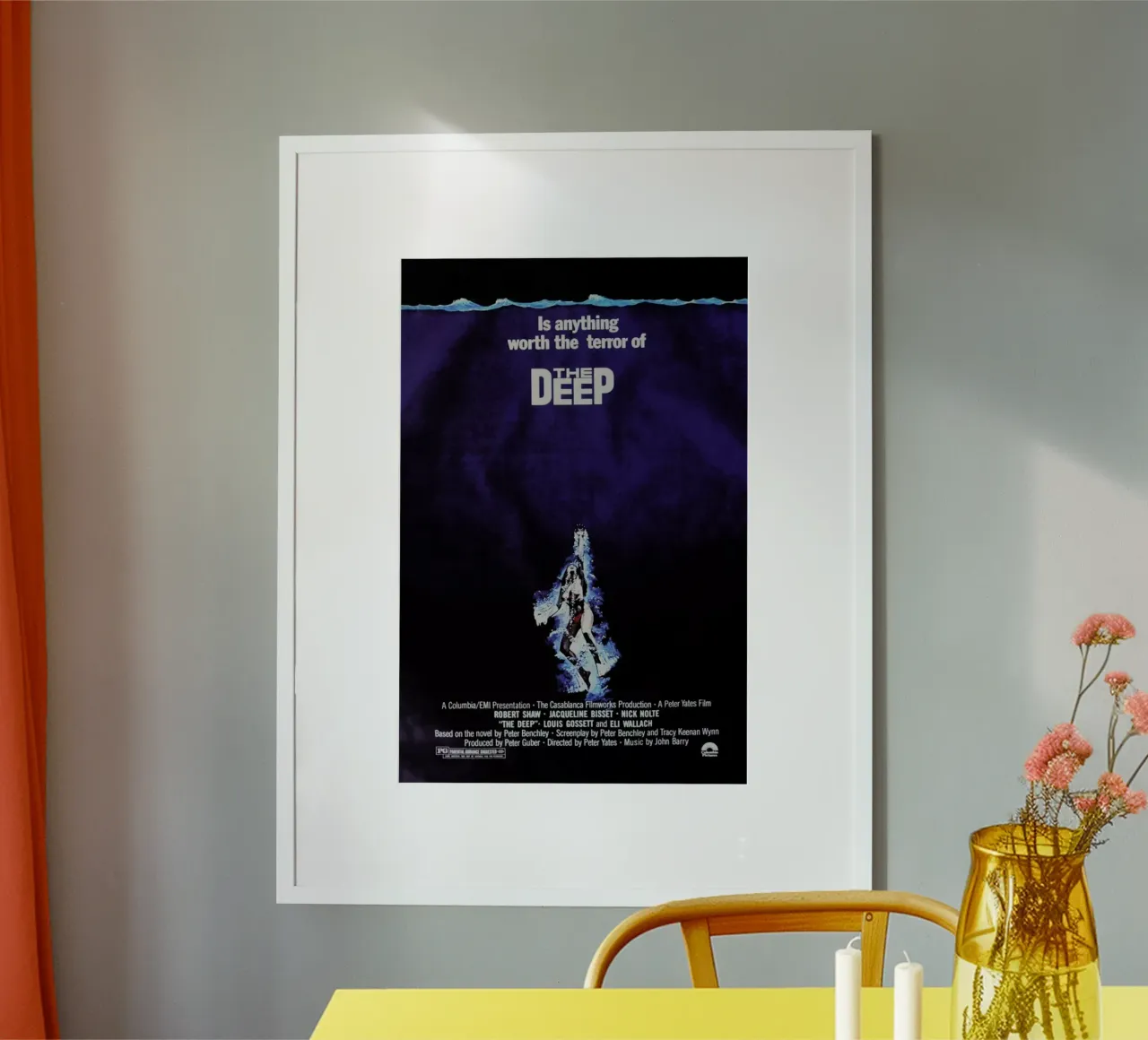 ‘The Deep’ Retro Movie Poster poster da Gallery Print and Art Limited