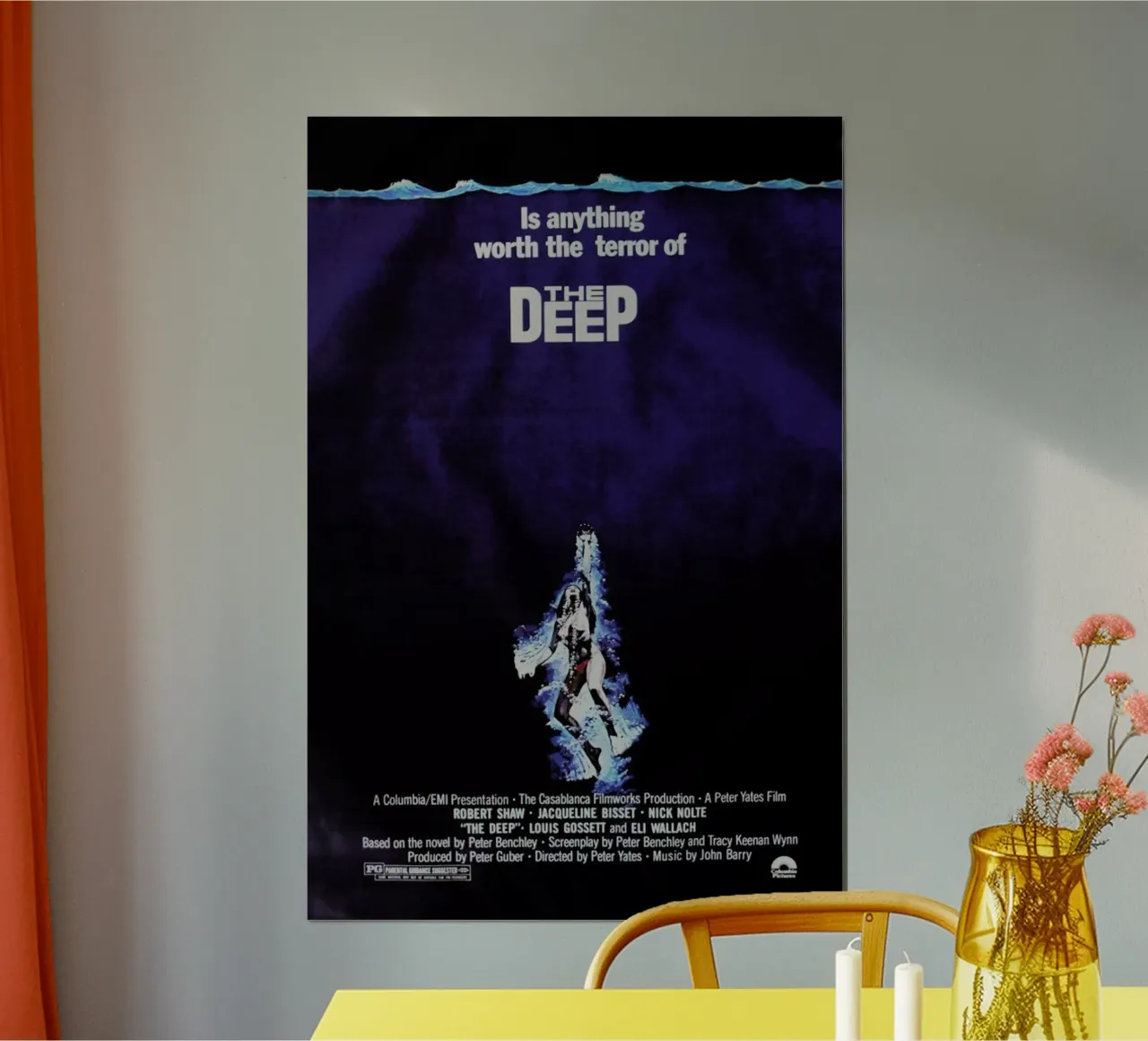 ‘The Deep’ Retro Movie Poster poster da Gallery Print and Art Limited