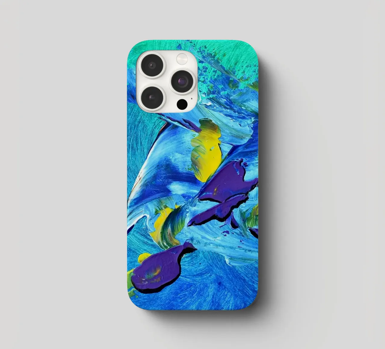 MESSAGE FROM THE HEART 2 cover iphone da Thierry Vobmann Abstract painting