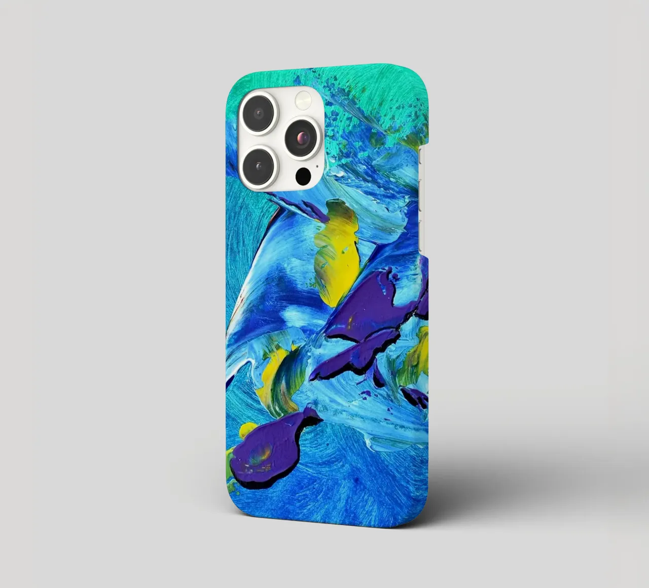 MESSAGE FROM THE HEART 2 cover iphone da Thierry Vobmann Abstract painting