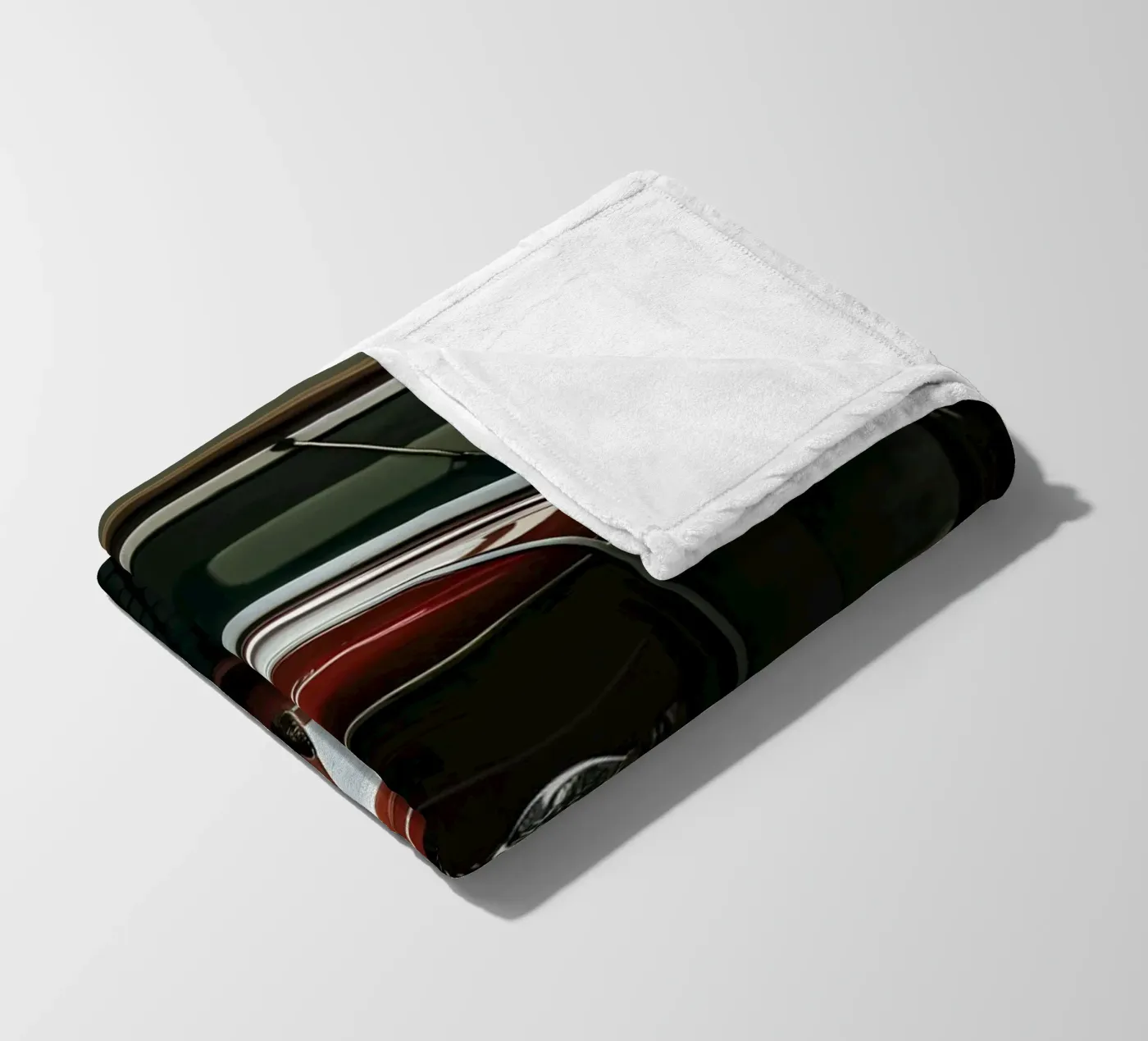 Unique Red Classic Car Fleecedecke von CAR EDITION