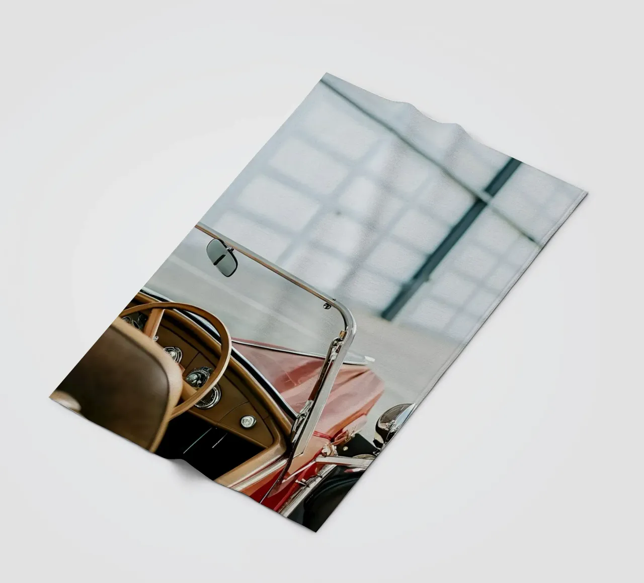 Einzigartige Oldtimer Fleecedecke von CAR EDITION