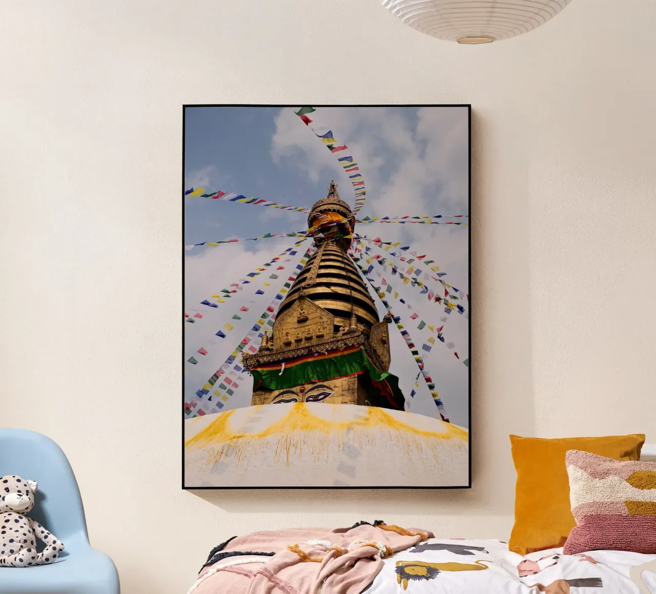 Eyes of Enlightenment Stupa plexiglass da FujiPrints