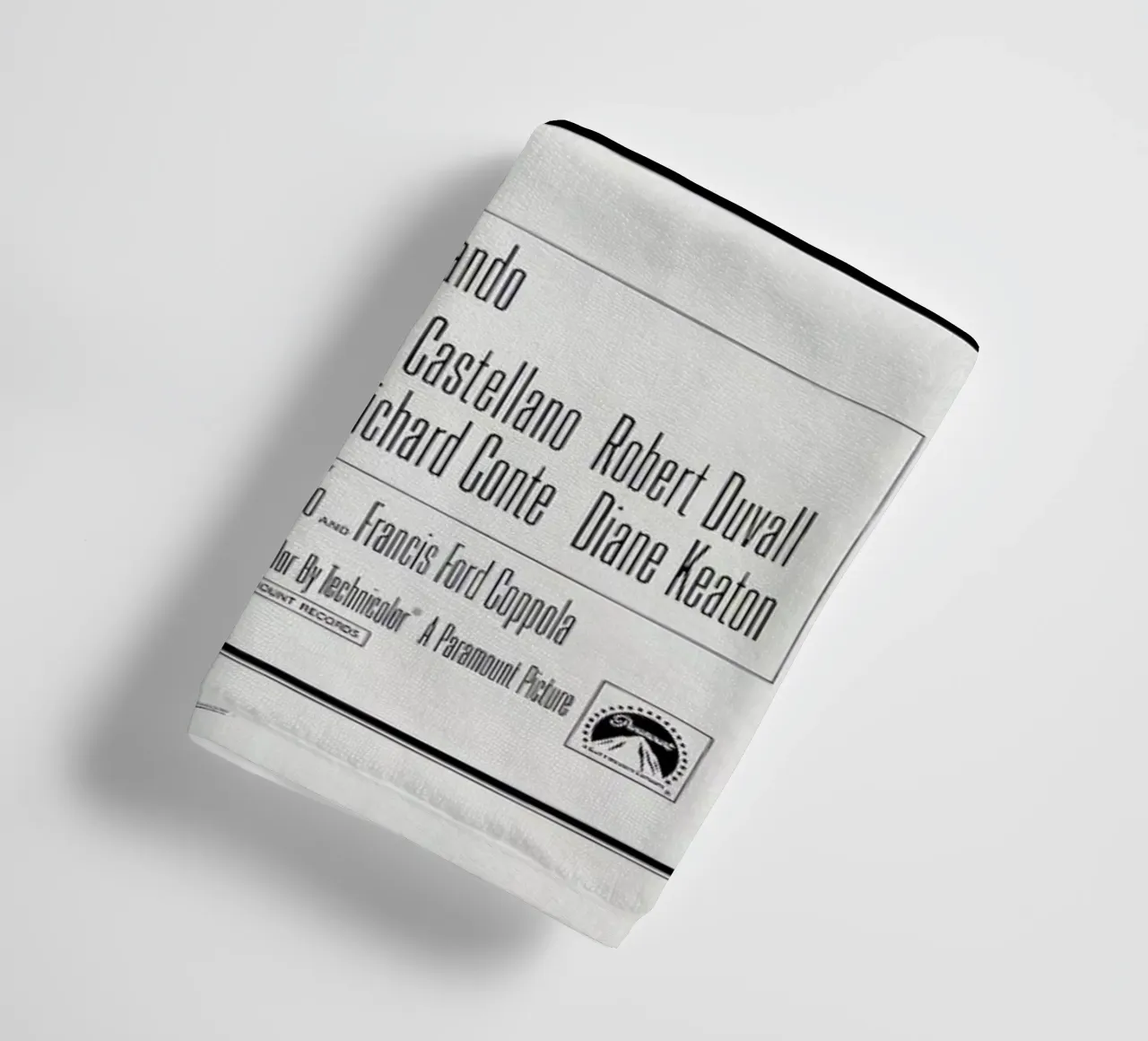 ‘The Godfather’ Retro Movie Posters towel by Gallery Print and Art Limited
