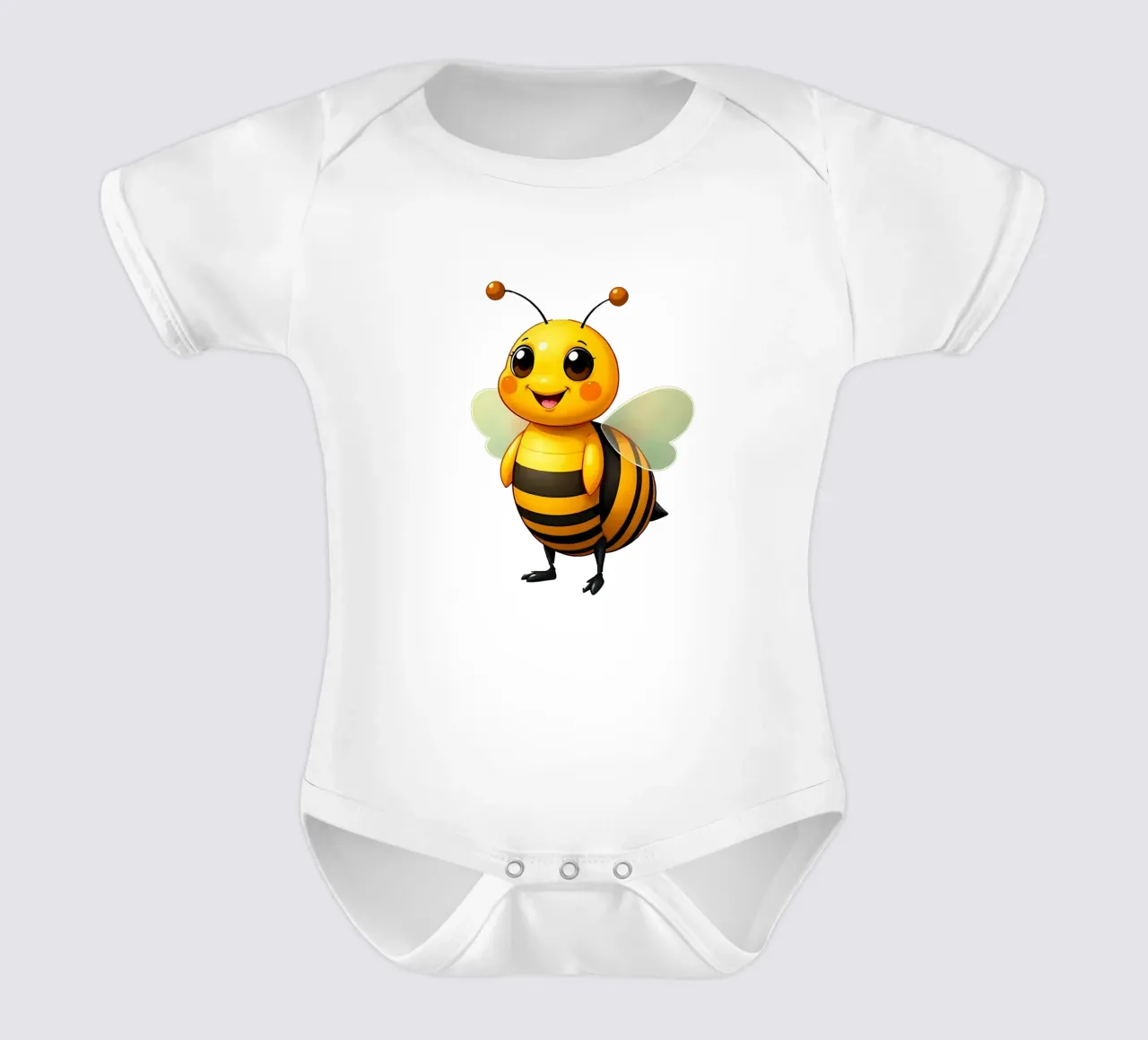 Biene_3a body neonato maniche corte da Tierisch bunt by LK