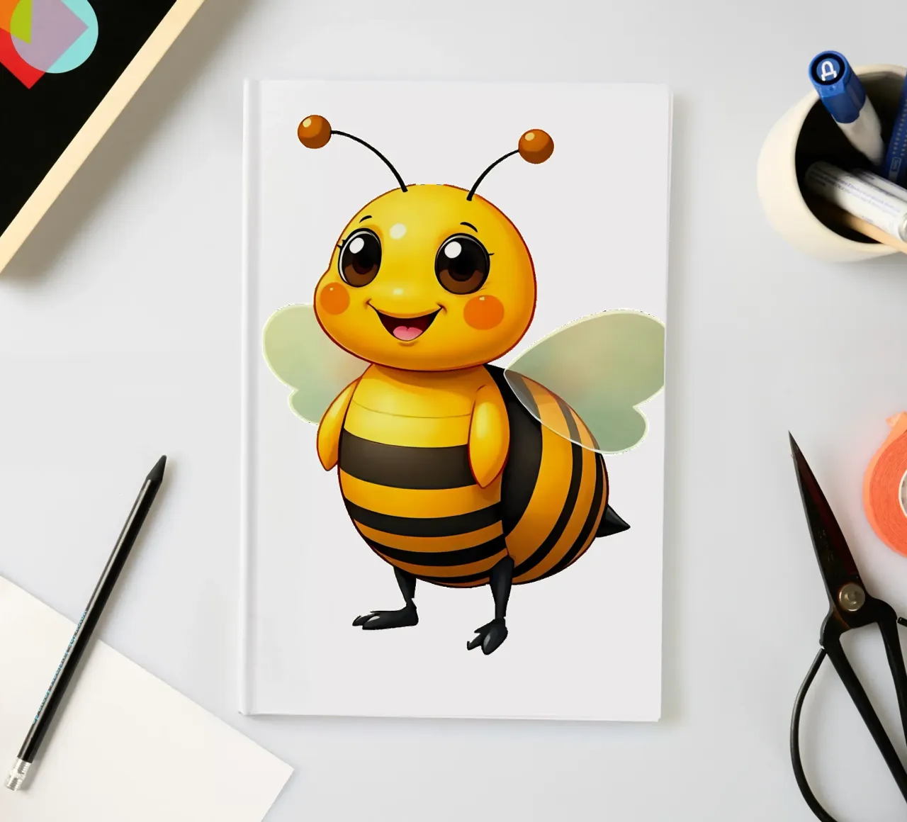 Biene_3a notebook by Tierisch bunt by LK
