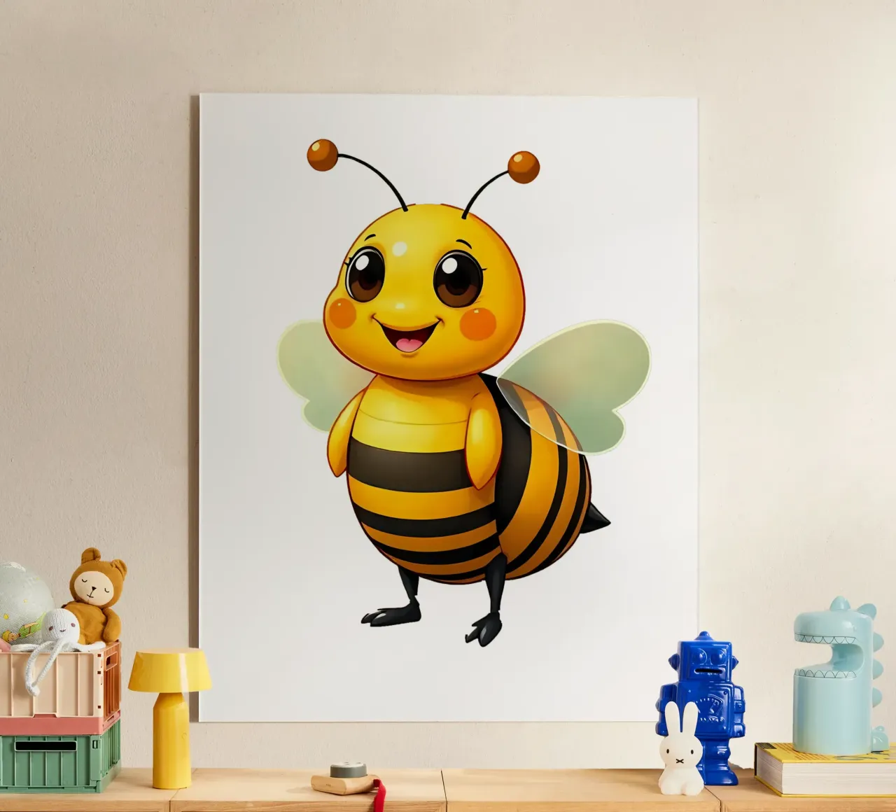 Biene_3a plexiglass da Tierisch bunt by LK