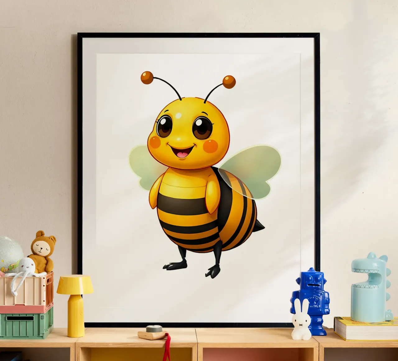 Biene_3a poster da Tierisch bunt by LK