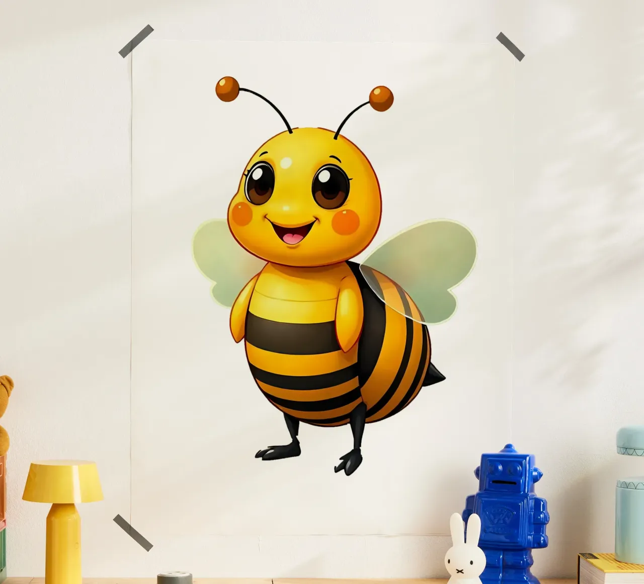 Biene_3a poster da Tierisch bunt by LK