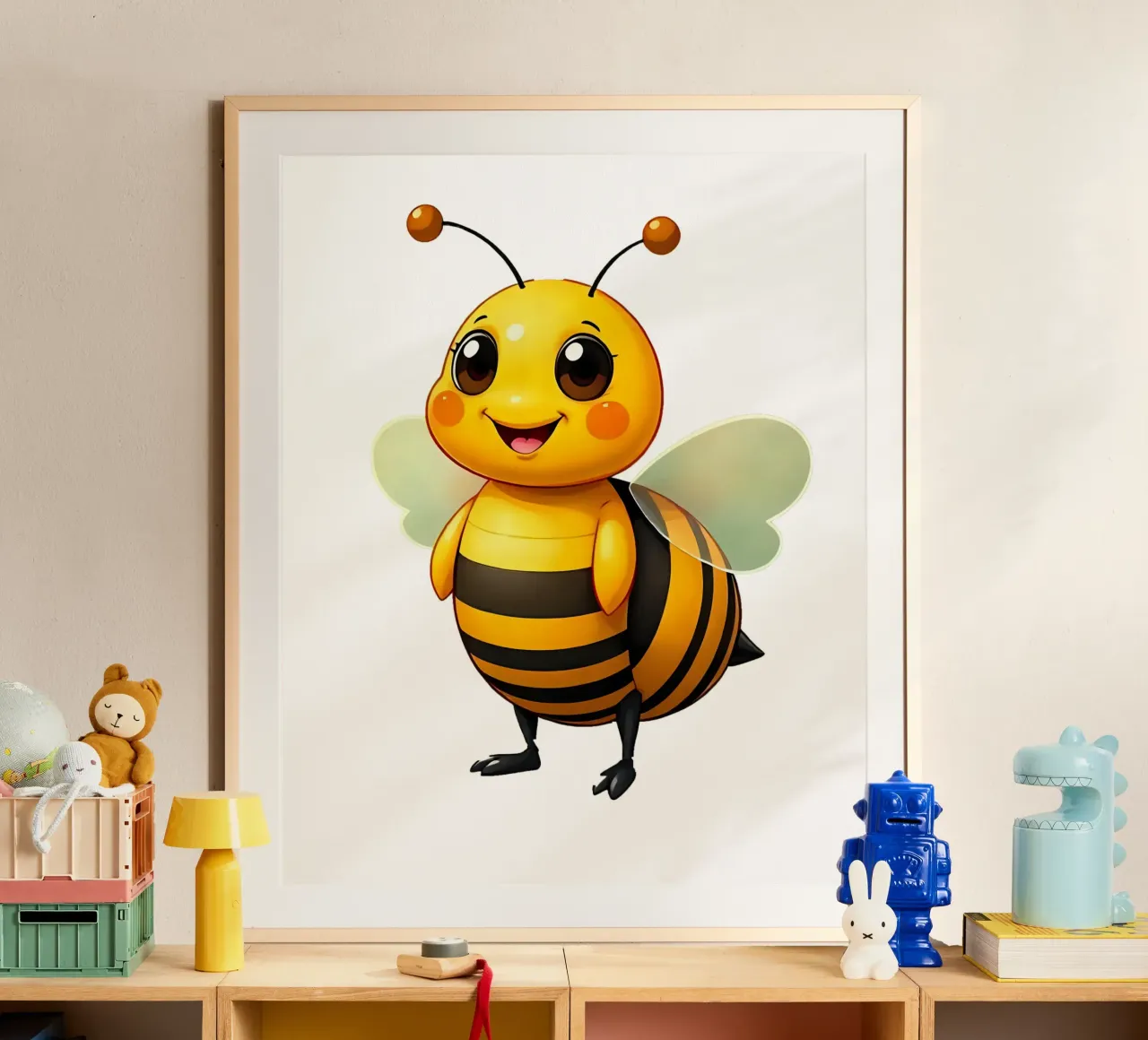 Biene_3a poster da Tierisch bunt by LK