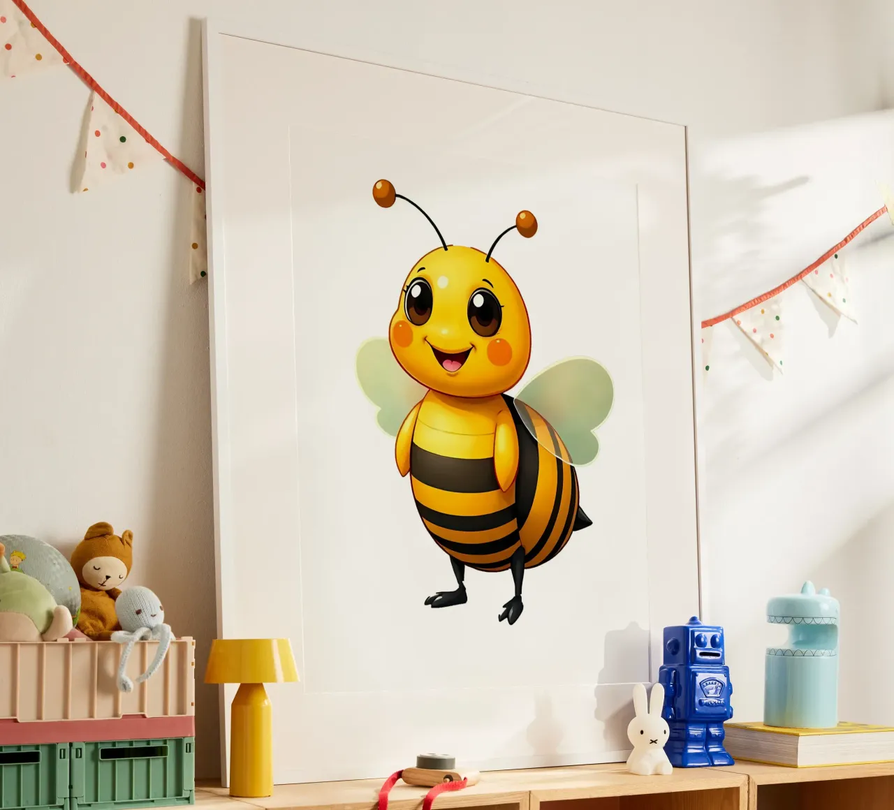 Biene_3a poster da Tierisch bunt by LK