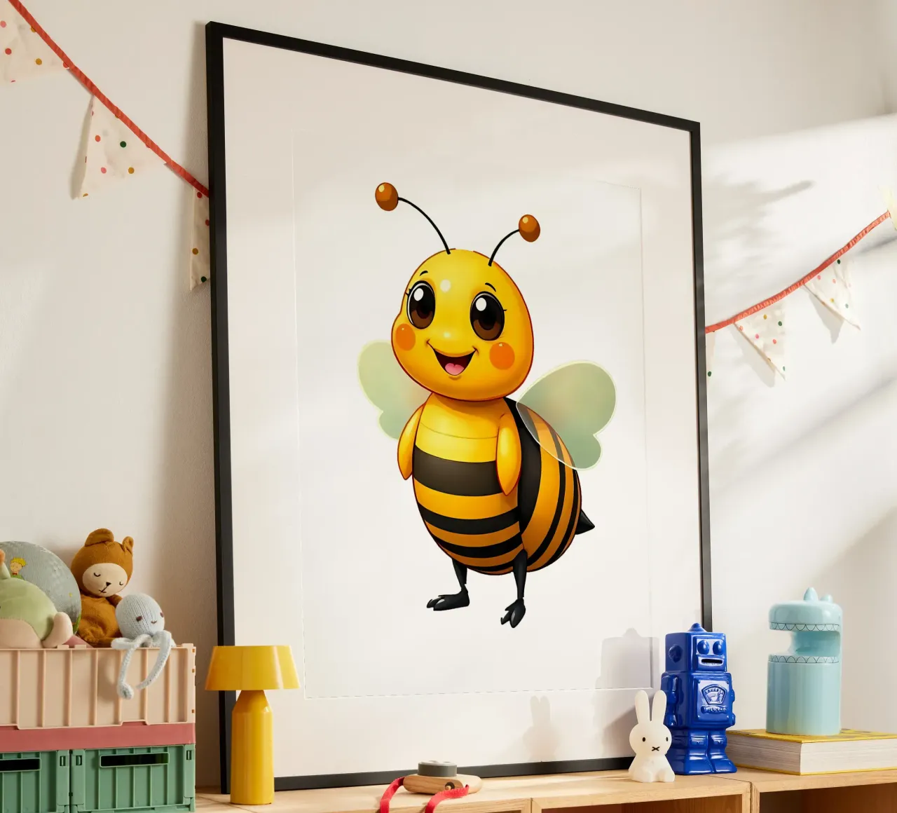 Biene_3a poster da Tierisch bunt by LK