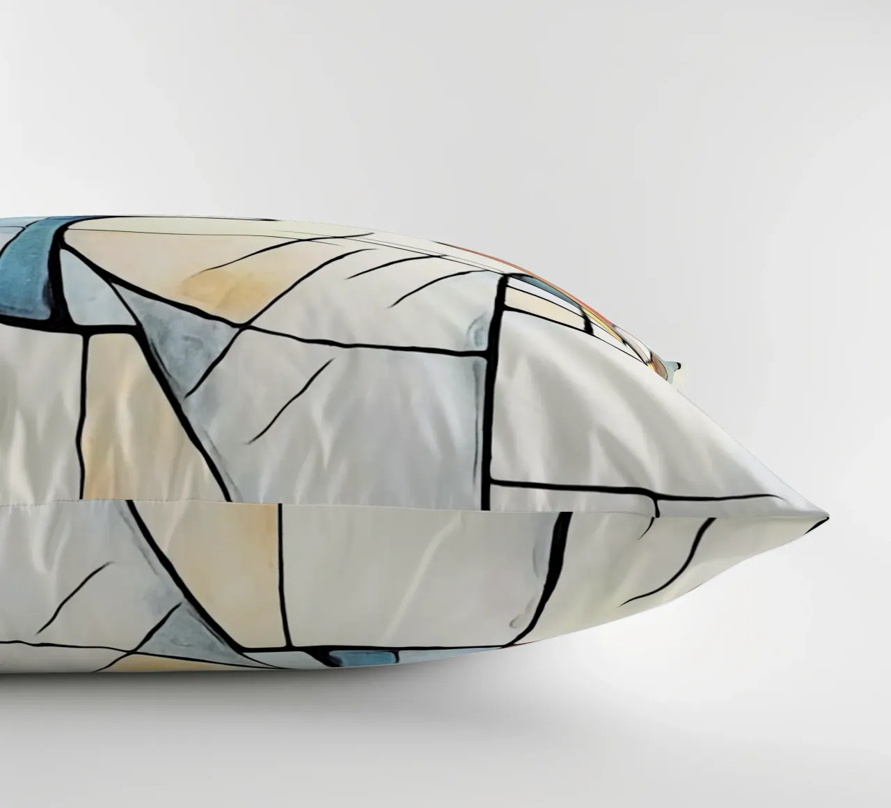 abstract pairs, motif 1 decorative cushion by ZAMART