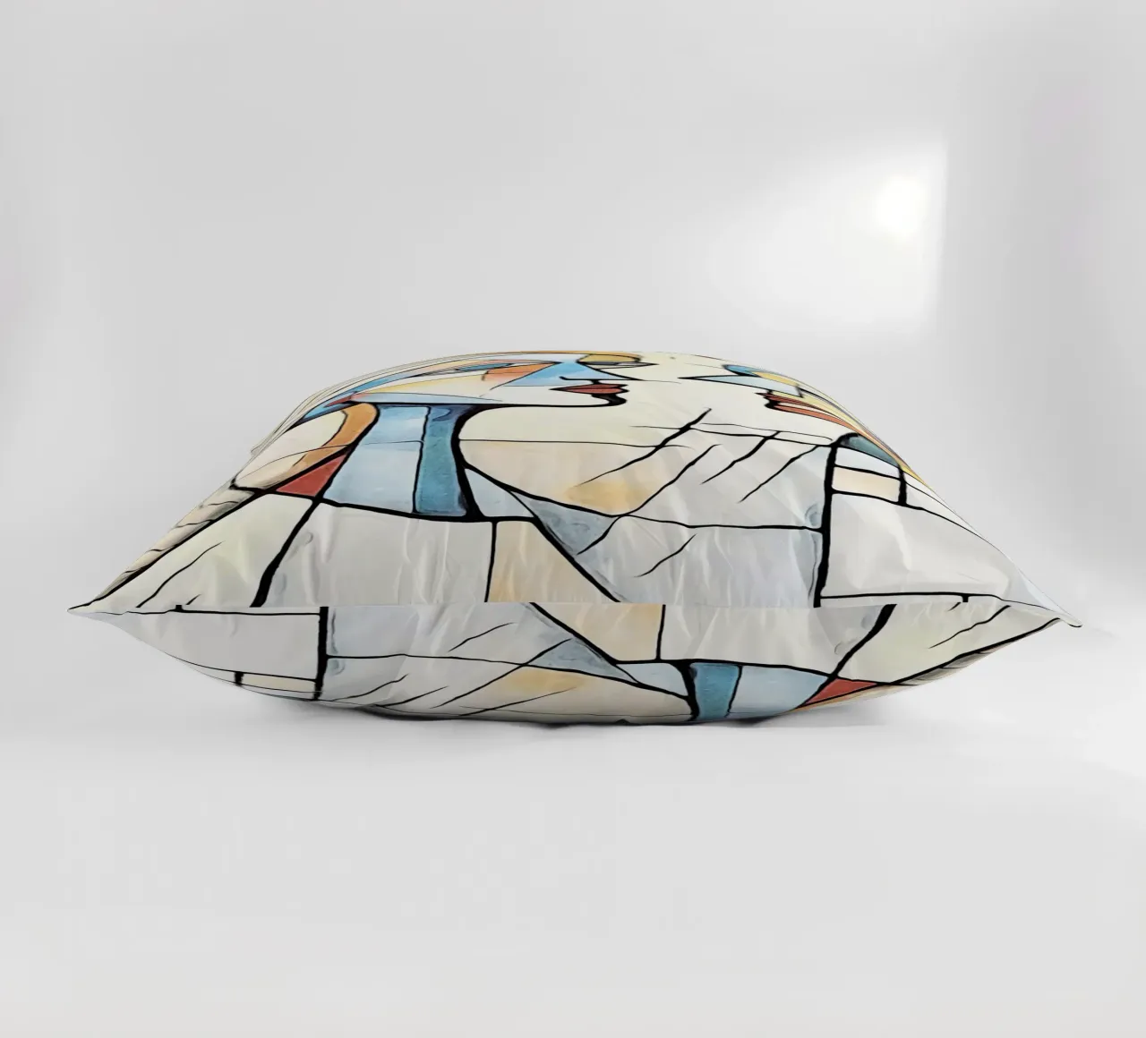 abstract pairs, motif 1 decorative cushion by ZAMART