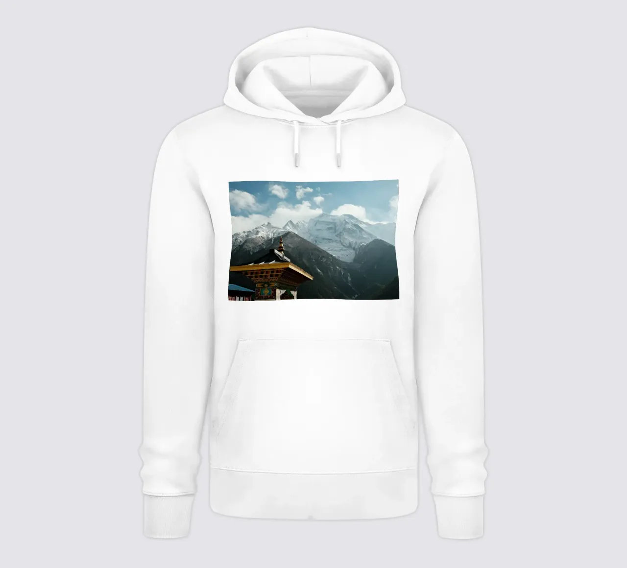 Annapurna Sanctuary in the Sky felpa con cappuccio da FujiPrints