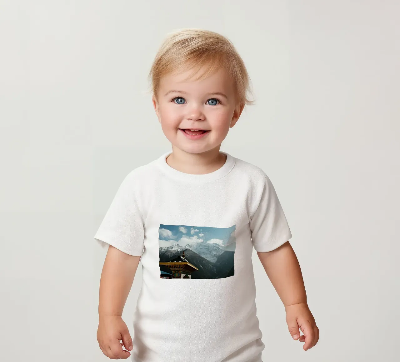 Annapurna Sanctuary in the Sky t-shirt pour bébé de FujiPrints