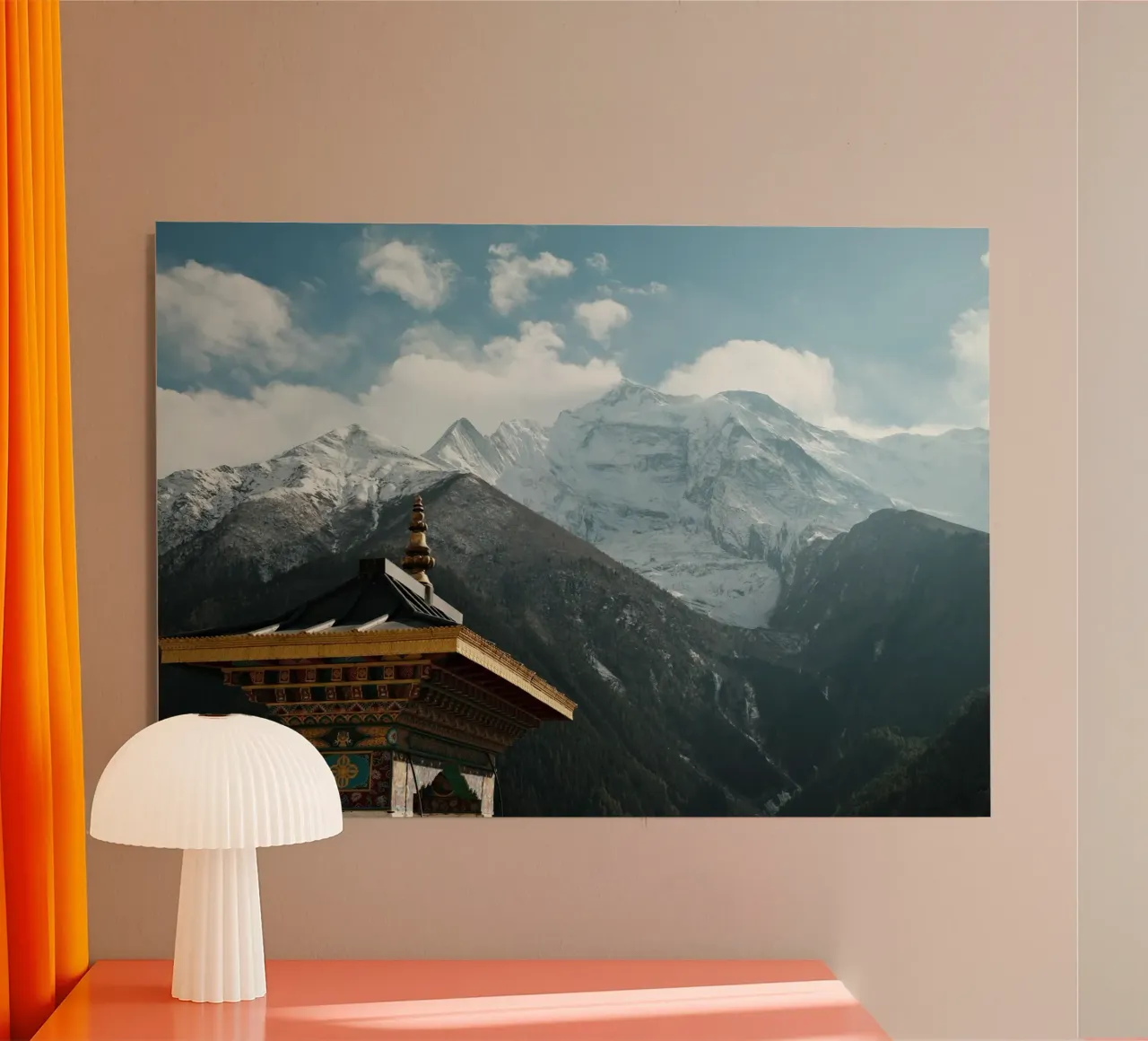 Annapurna Sanctuary in the Sky alluminio dibond da FujiPrints