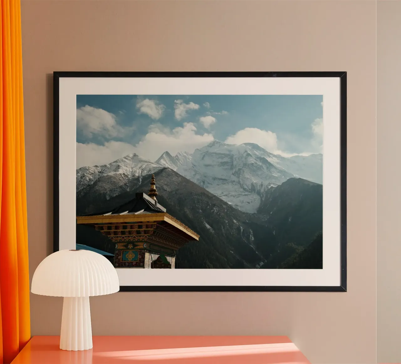 Annapurna Sanctuary in the Sky carta hahnemühle da FujiPrints