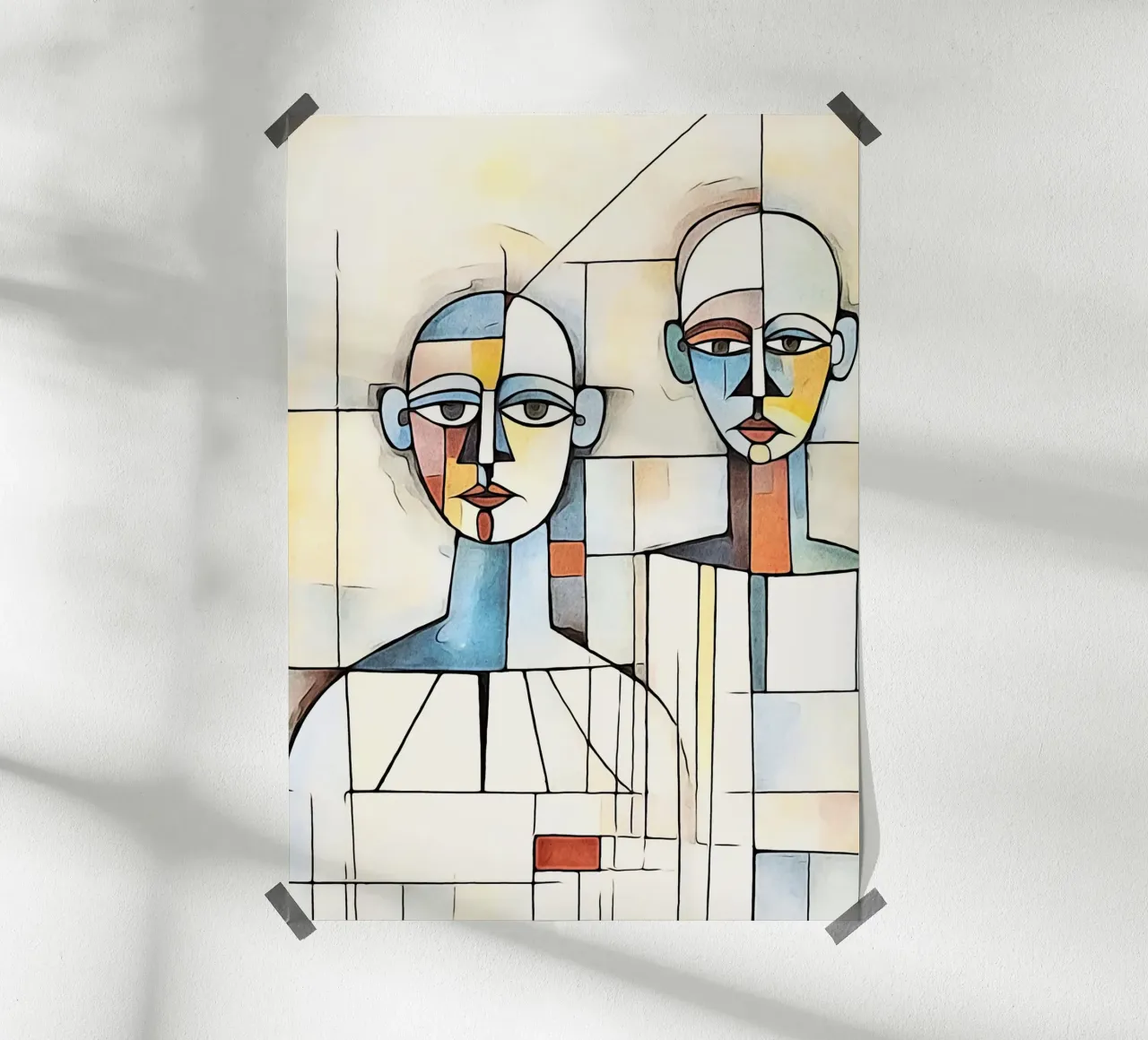 abstract pairs, motif 2 hahnemühle by ZAMART