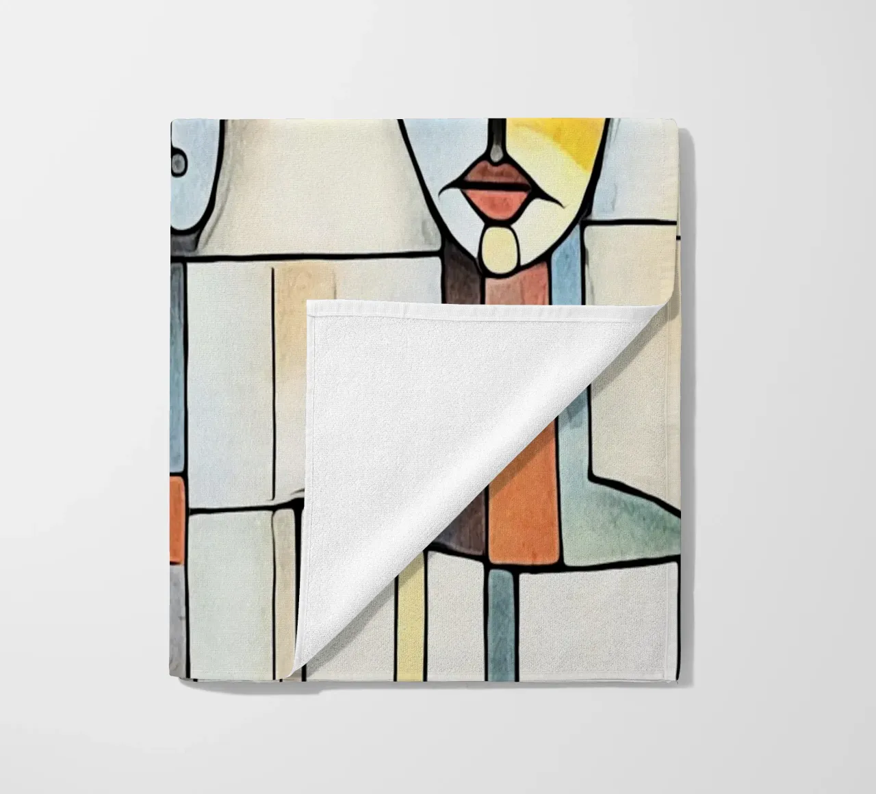 abstract pairs, motif 2 beach towel by ZAMART