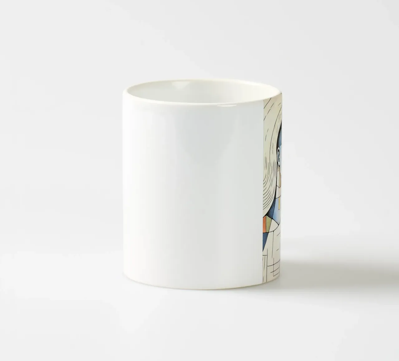coppie astratte, motivo 3 tazza in ceramica da ZAMART