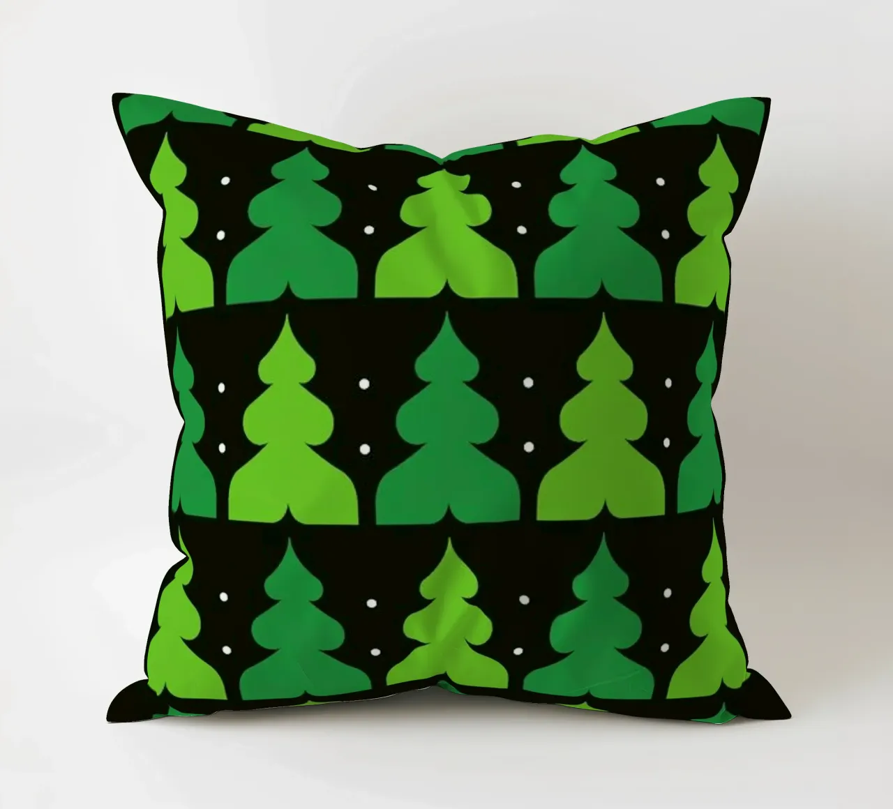 Green Christmas Forest cuscino da Bo Lundberg