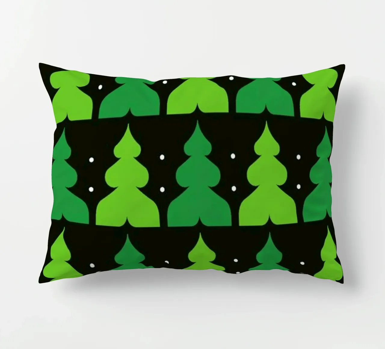Green Christmas Forest cuscino da Bo Lundberg