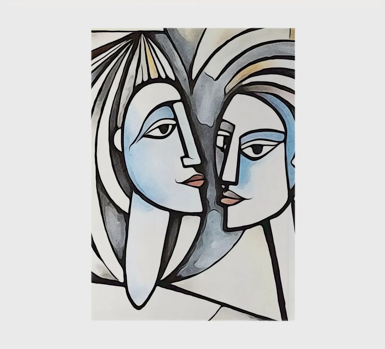 abstract pairs, motif 4 notebook by ZAMART