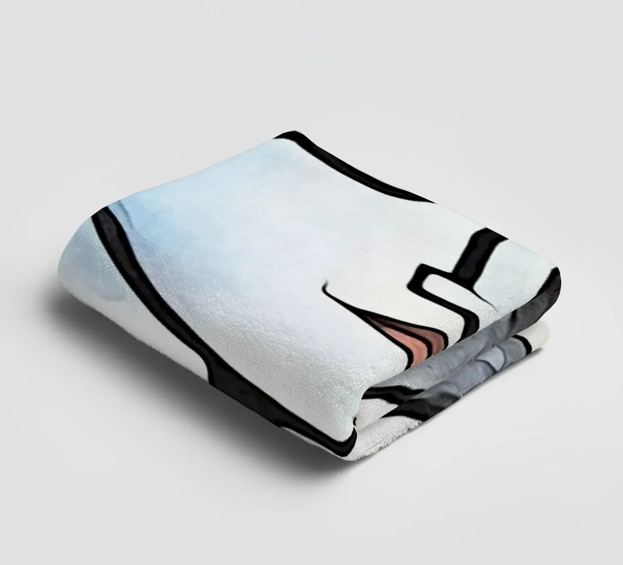 abstract pairs, motif 4 towel by ZAMART