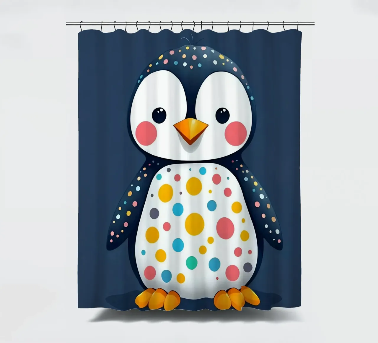 Pinguino_1 tenda da doccia da Tierisch bunt by LK