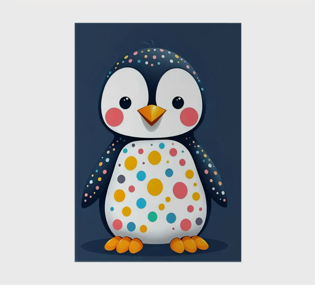 Pinguin_1 notebook by Tierisch bunt by LK