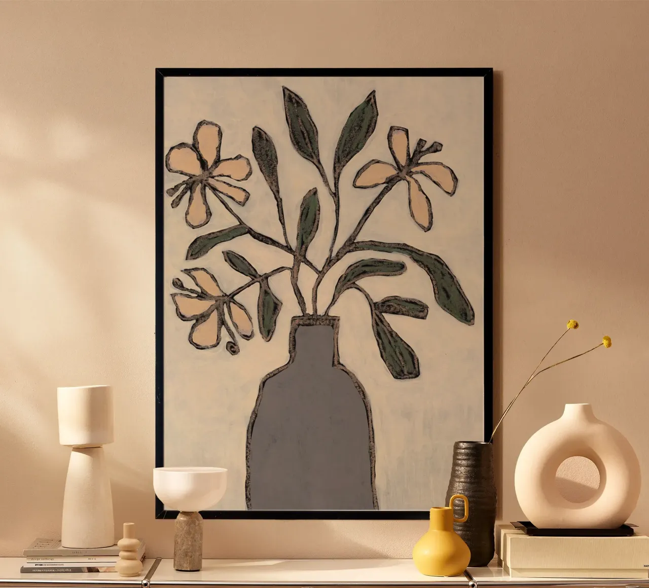 Echi di primavera poster con telaio in plastica da Alisa Galitsyna
