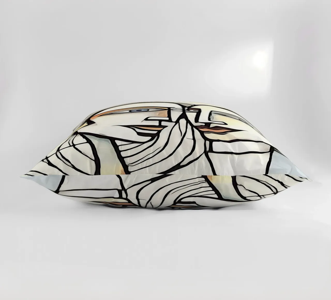 abstract pairs, motif 5 decorative cushion by ZAMART