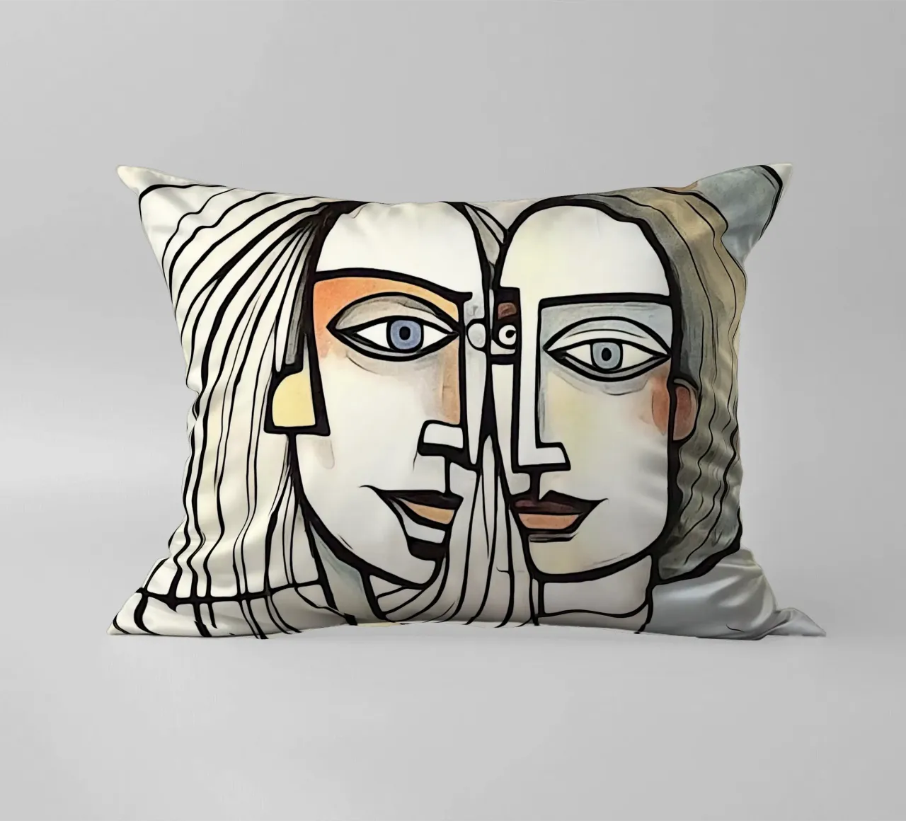 abstract pairs, motif 5 decorative cushion by ZAMART