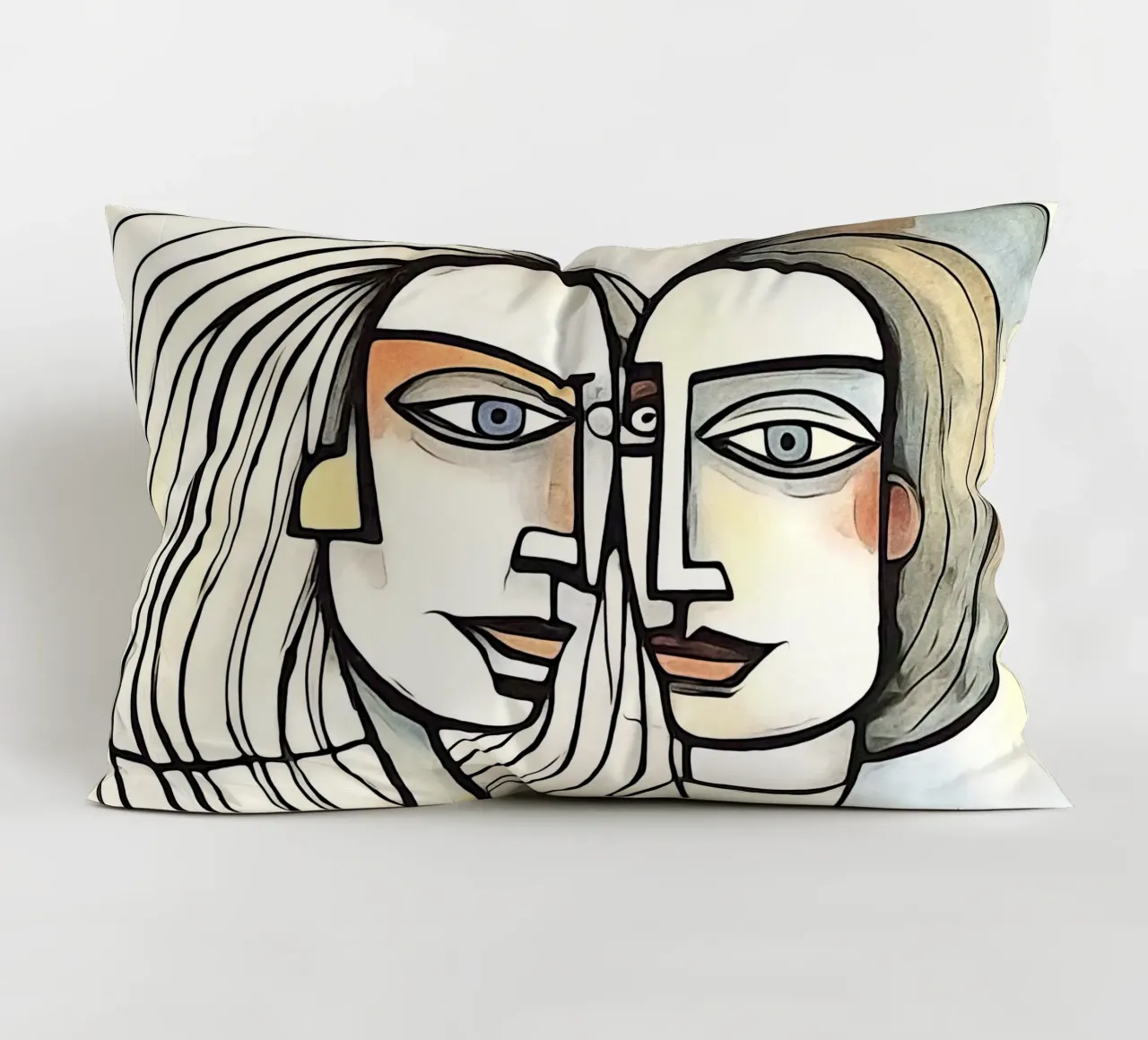 abstract pairs, motif 5 decorative cushion by ZAMART
